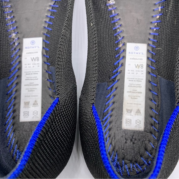 Rothys Black The Point size 8 - Picture 3 of 8